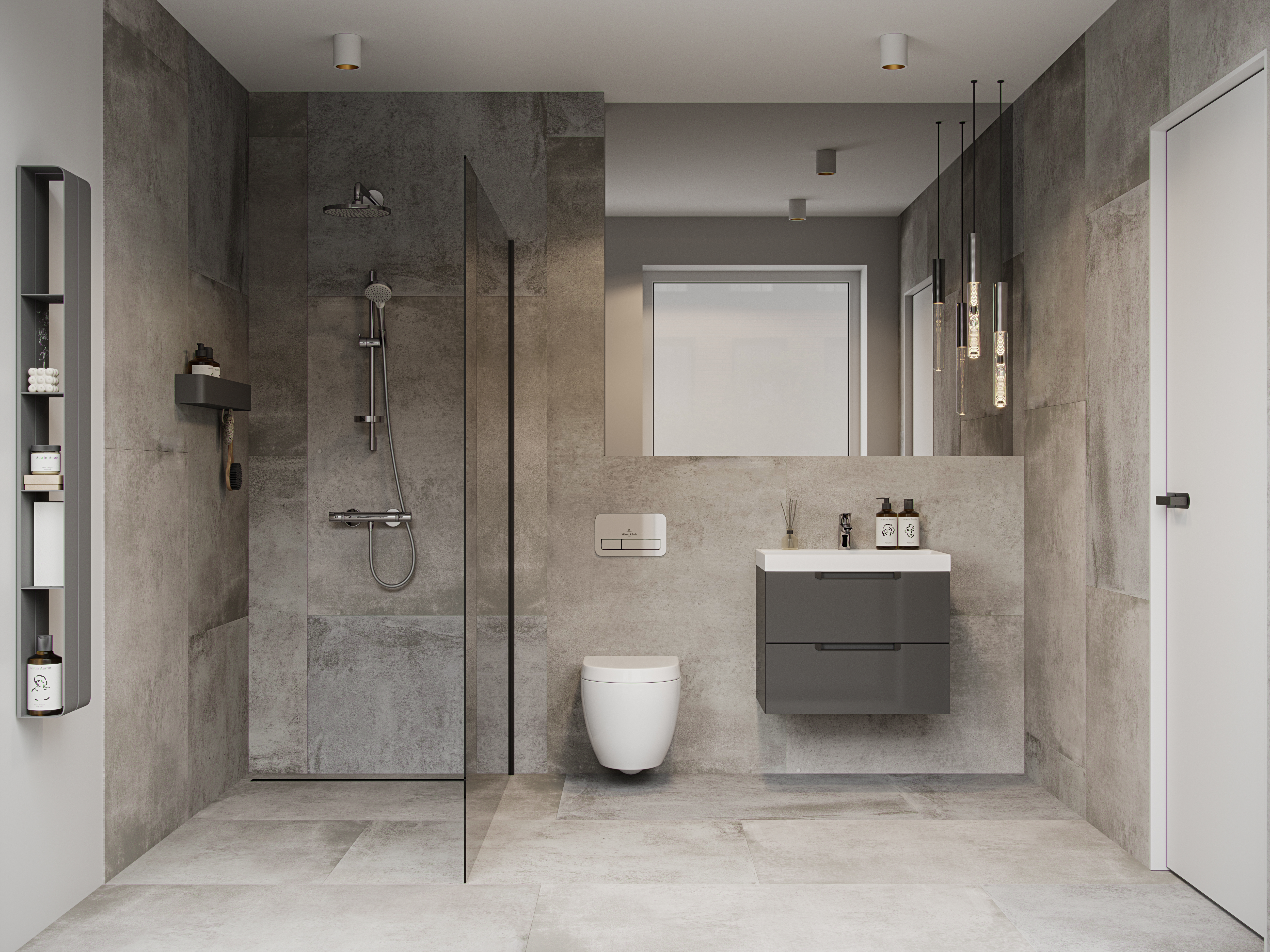 Modernes Badezimmer